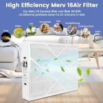 2 Pack Y6604 MERV16 Furnace Replacement Filters