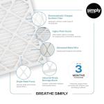 20x25x4 MERV 8 Air Filter, 2 Pack
