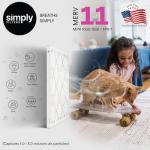 12x20x1 Merv 11 Air Filter 4-Pack