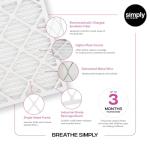 12x20x1 Merv 11 Air Filter 4-Pack