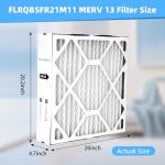 2-Pack MERV 13 20.2" x 26" x 4.7" Filters