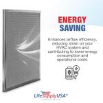 LifeSupplyUSA 24x30x1 Reusable Electrostatic Air Filter