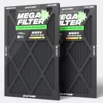PuroAir MERV 13 Air Filters 16x25x1 (2 Pack)