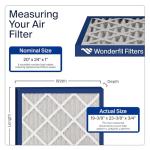 20x24x1 MERV 8 Carbon Air Filters (2 Pack)