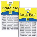 Nordic Pure 16x25x5 MERV 10 Air Filters 2 Pack