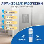3-Pack UKF8001 Replacement Water Filters for Whirlpool