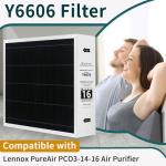 MERV 16 Y6606 Filter 20x21x5 - 2 Pack