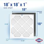 Clorox 18x18 MERV 11 Pleated Air Filters, 4-Pack