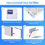 Filter King 21.5x26x2 MERV 8 Air Filters 4-Pack