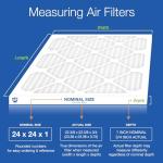 Nordic Pure 24x24 Pleated MERV 8 Air Filters 6 Pack
