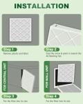 BOOGUAN 16x25x1 MERV 11 Pleated Air Filters 4-Pack