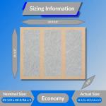 Glasfloss Fiberglass Air Filter, Box of 4