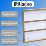 Glasfloss Fiberglass Air Filter, Box of 4