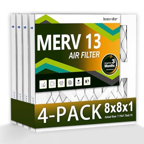 Komashr MERV 13 Air Filter 8x8 (4-Pack)