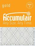 Accumulair Gold 12x25x1 MERV 8 Air Filter Pack