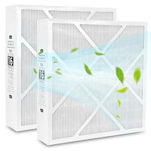 2 Pack MERV 16 20x20x5 Air Filters Bundle
