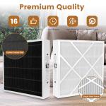 2 Pack MERV 16 20x20x5 Air Filters Bundle