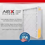 AIRX 16x25x4 MERV 8 Air Filters - 2 Pack