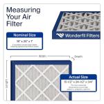 16x25x1 MERV 8 Air Filters (6-Pack)