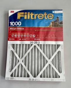 Filtrete 20x25x2 Air Filter 1000 MPR