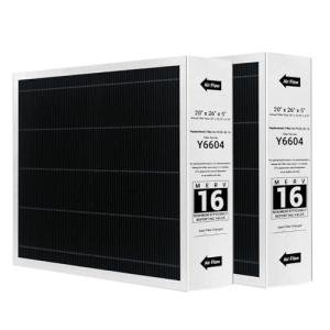 2 Pack Y6604 MERV 16 Air Filter, 20x26x5