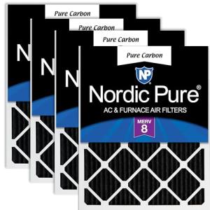 Nordic Pure 18x30 Carbon Pleated Air Filters 4 Pack