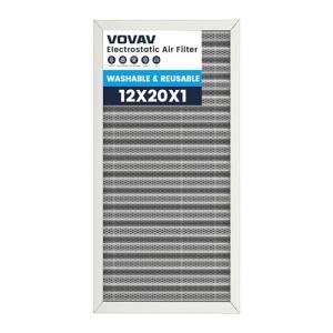 12x20x1 Washable MERV 8 Electrostatic Air Filter