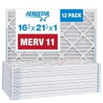 Aerostar MERV 11 Pleated Air Filter 12 Pack