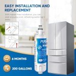 PUREPLUS 9690 Kenmore Elite Replacement Water Filter 4-Pack
