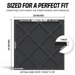 PuroAir MERV 13 20x20x1 Air Filters (2 Pack)