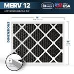 BNX TruFilter 14x18x1 MERV 12 Odor Defense Filter