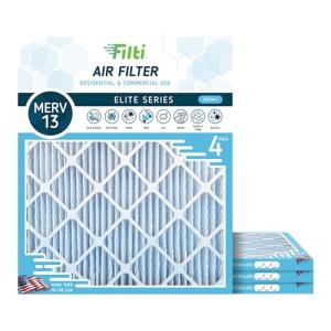FILTI 20x24x1 MERV 13 Home Air Filters 4-Pack