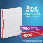 Filtrete 20x25x4 Refillable Air Filter Replacement Pack