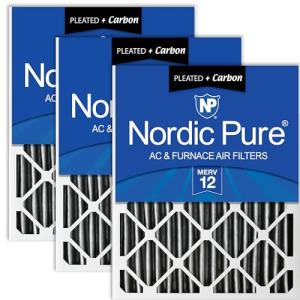Nordic Pure 20x20x2 MERV 12 Air Filters 3 Pack