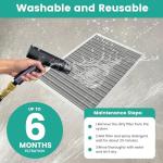 12x20x1 Reusable Electrostatic HVAC Air Filter