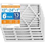 LotFancy 12x24x1 MERV 13 Pleated Air Filters