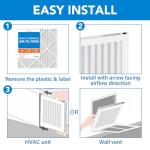 LotFancy 12x24x1 MERV 13 Pleated Air Filters