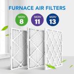 LotFancy 12x24x1 MERV 13 Pleated Air Filters