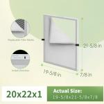 Montemono MERV 8 Reusable Air Filter, 20x22x1