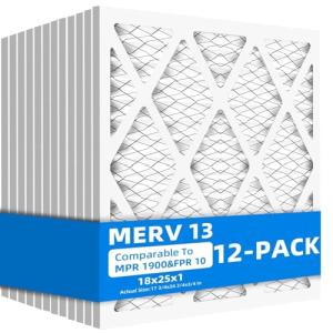 Chenzhit 12-Pack MERV 13 Furnace Air Filters