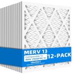 Chenzhit 12-Pack MERV 13 Furnace Air Filters