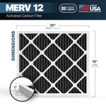 BNX TruFilter 18x20x1 MERV 12 Odor Defense Filters