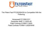 Honeywell 20x20x5 MERV 11 Air Filter 2-Pack