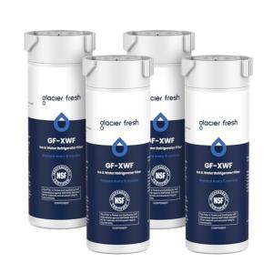 GLACIER FRESH XWF Replacement Water Filter Pack of 4
