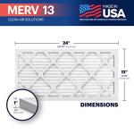 BNX TruFilter 12x24x1 MERV 13 Air Filters (4-Pack)