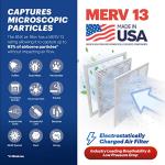 BNX TruFilter 12x24x1 MERV 13 Air Filters (4-Pack)
