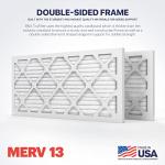 BNX TruFilter 12x24x1 MERV 13 Air Filters (4-Pack)