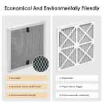 Montemono 16x16x1 MERV8 Washable HVAC Filters - 2 Pack