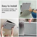 Montemono 16x16x1 MERV8 Washable HVAC Filters - 2 Pack