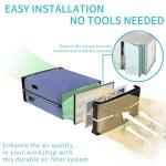 2 Pack MERV 14 Synthetic Pocket Air Filters